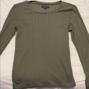 American Eagle Green Long sleeve top